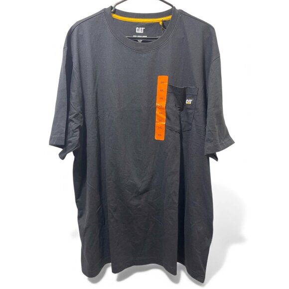 Caterpillar Other - Caterpillar NWT Mens Black Short Sleeve Crew Neck Pocket T-Shirt, XXL, New